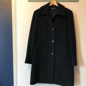 Jones New York long black coat | Size 12